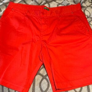 United Colors Of Benetton Bright Red Men's Shorts